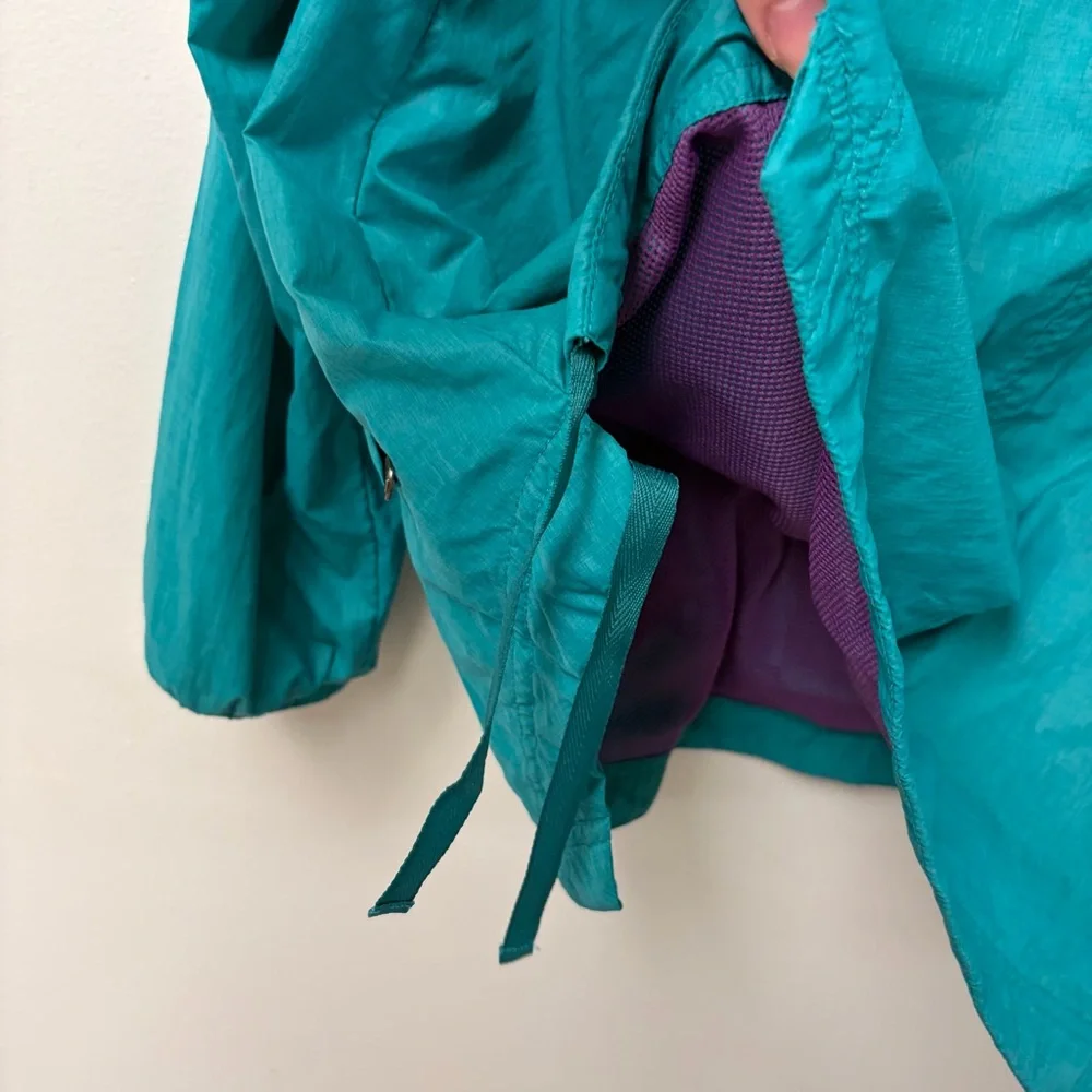 Prana‎ EUC Fiona Anorak Jacket Teal Dragonfly Size Medium